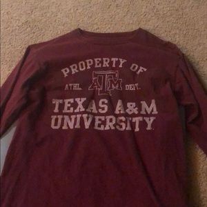 Long sleeved Texas A&M shirt